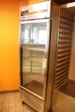 True T23G glass 1 door cooler - stainless exterior - portable - LOOK AT NEW DETAILS