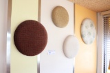 All to go - 4 tweed wall sign circles