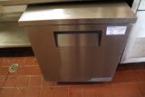 True TUC-27-HC stainless 1 door under counter cooler - portable - stainless
