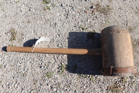 Large wooden mallet