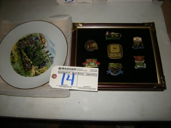 John Deere Plate and pins