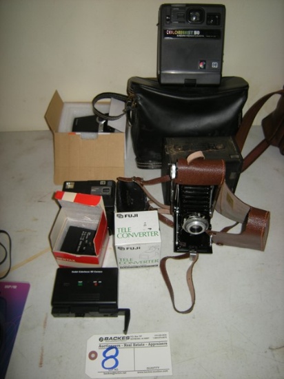 Kodak Instant Camera, AGFA AGNAR bellows Camera and others