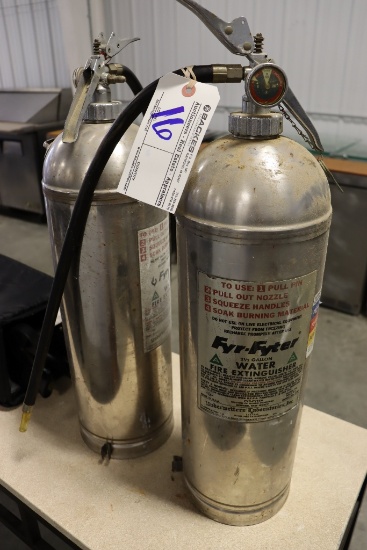 Pair to go - Fry-Fyter 2.5 gallon water fire extinguishers