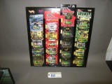 All to go  John Deere Hot Wheels  and racing Champions 1/64th scale display