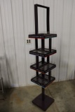 4 Side - 4 shelf vendor display rack