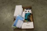 Box of clothes tagging gun & fasteners