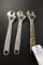All to go - 3 assorted crescent wrenches