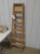 6' Wood step ladder