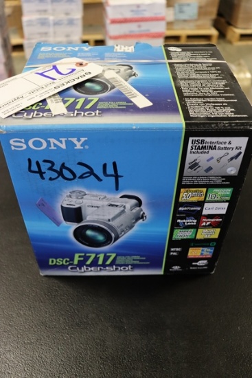 Sony DSC-1717 camera in box - used
