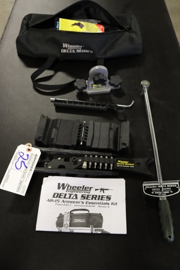 Wheelers Delta Series AR15 bench block kit w/ bag