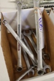 Box of Craftsman standard wrenches