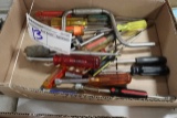 Box of assorted screwdrivers