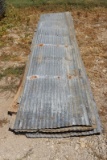 All to go - 12 pieces of reclaimed galvanized rustic tin - Most are 27