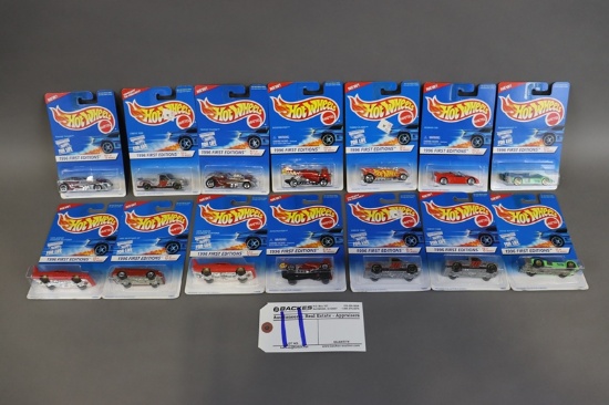 All to go - 14 Hot Wheels 1996 First Editions