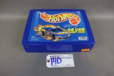 Hot Wheels 48 car carrying case with misc cars