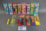 All to go - 15 Pez candy & dispenser - some are opened