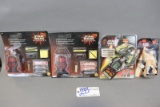 All to go - 4 Star Wars Episode 1 Hasbro Droid Destroyer Game,  Qui-gon Jin