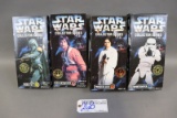 All to go - 4 Star Wars Collector Series Storm Trooper, Luke Skywalker, Bob