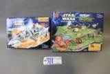 Pair to go - Star Wars Episode 1 MicroMachines Royal Star Ship Repair and T