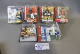 All to go - 6 Mcfarlane NFL Action Figures - Eric Dickerson, Champ Bailey,