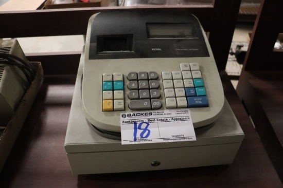 Royal 435dx cash register - no key