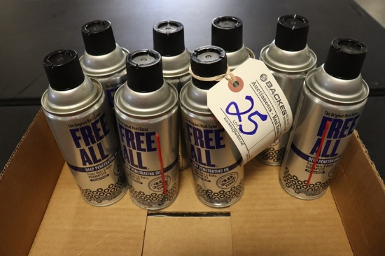 All to go - 8 cans of Free All deep penetrating oil