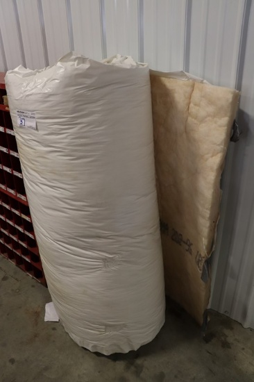 48" wide roll of 2" vinyl back insulation