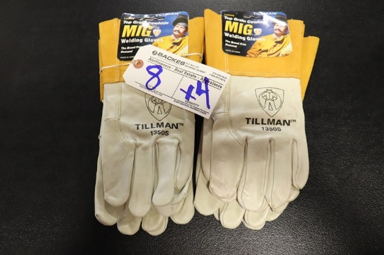 Times 4 - Tillman 1350S MIG welding gloves