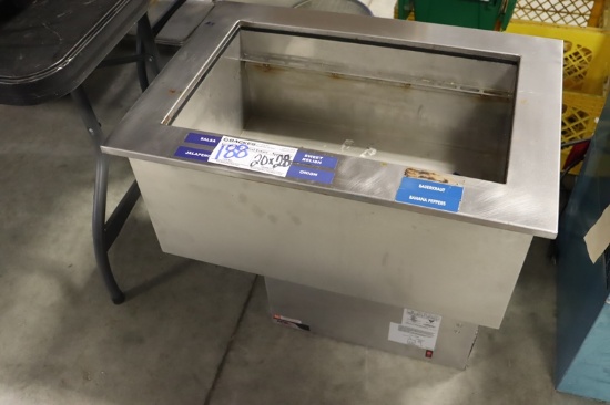 Standex CW-1 stainless refrigerated 20" x 28" drop in unit