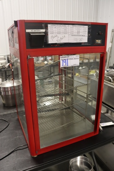 Hatco FSDT-2 counter top heated sandwich display cabinet