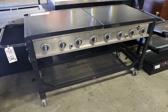 Rankam Group 52" LP gas portable radiant char grills - Model GR2039201-MM-0