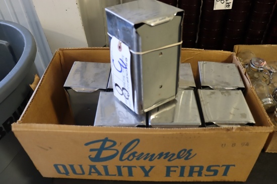 All to go - 8 Stainless napkin dispensers
