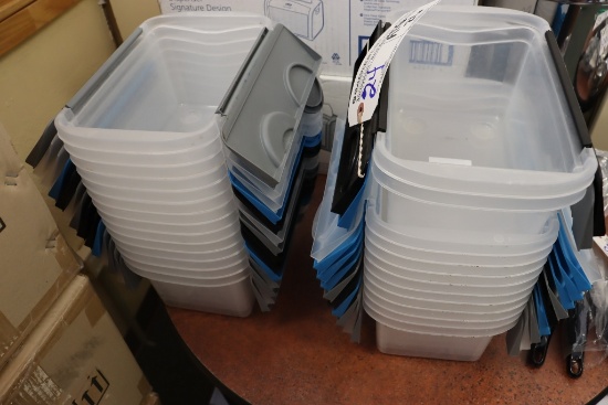 All to go - 26 flip lid plastic storage containers
