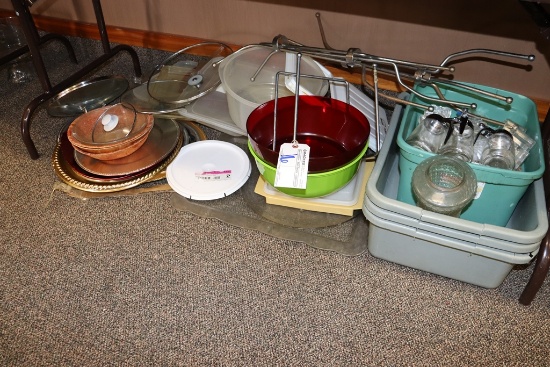 All to go - under table - kitchen smallware's, service trays and more