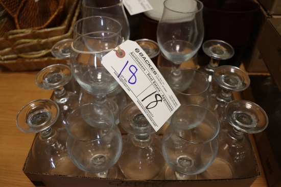 All to go - 18 water goblets