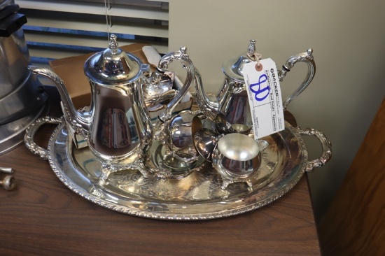 All to go - Silver plated tea/coffee set
