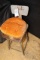 Metal framed bar chair