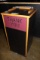 Thank You wood framed trash receptacle