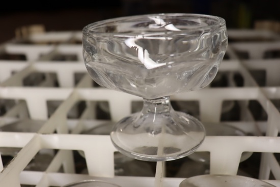 Times 5 - Dish boxes of 125 sherbet glasses