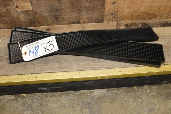 Times 3 - Black bar spill mats