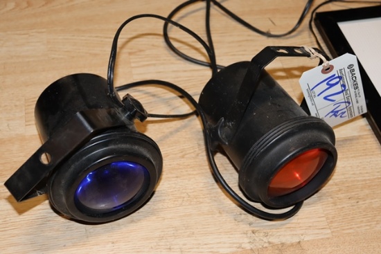 Pair to go - Stage par lights with blue & red colors