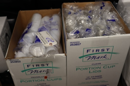 First Mark 2 oz. portion cups with lids