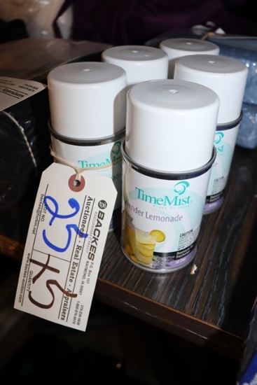 Times 5 - Time mist lavender lemonade freshener cans