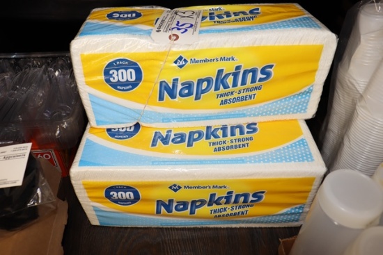 Times 3 - Bundles of Member's Mark napkins
