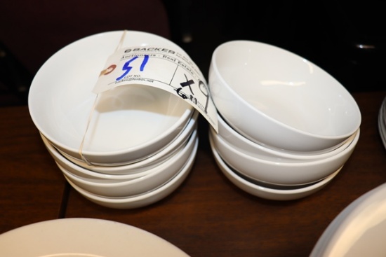 Times 9 - Mainstays 6" white bowls