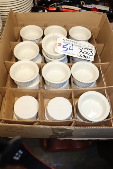 Times 23 - Hall 3.5" tan bowls