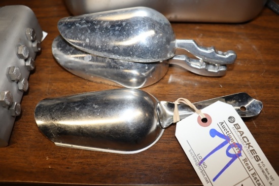 Times 3 - Galvanized & stainless scoops