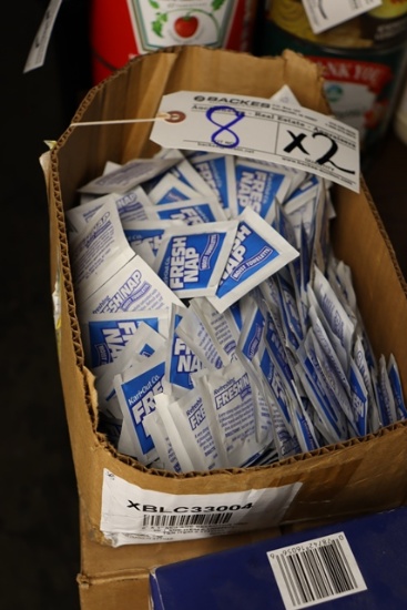 Times 2 - Boxes of Fresh Nap moist towelette packets