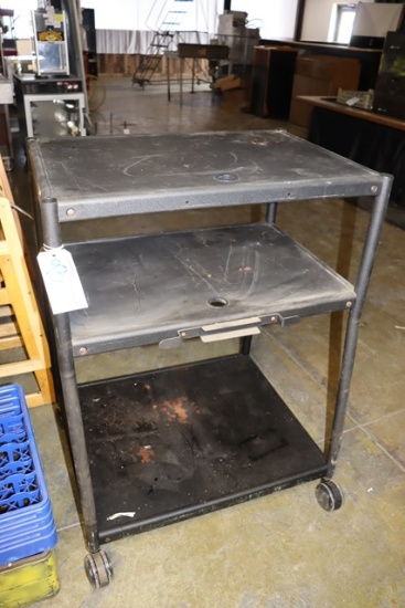 22" x 32" portable TV cart