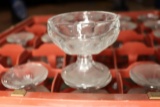 Times 4 - Dish boxes of 114 sherbet glasses